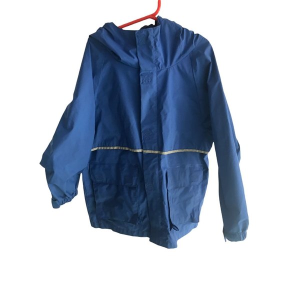 Pro Rainer Kids Raincoat Rain Jacket Blue Vent Fishing Boys Girls Kids Small 8 - Picture 3 of 11